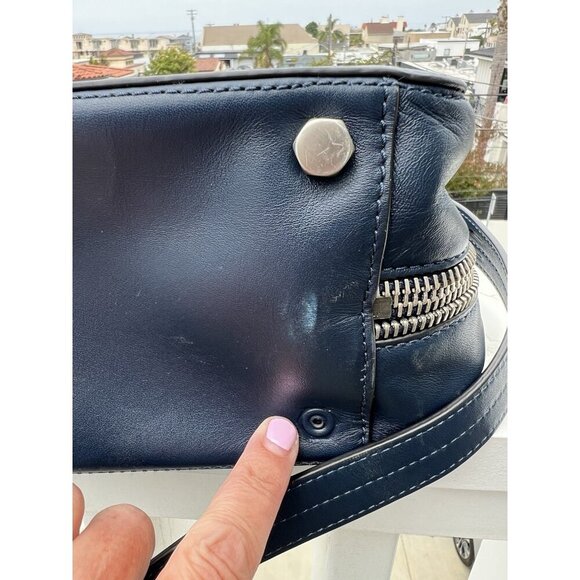 Rebecca Minkoff Marlowe Envelope Crossbody top handle bag leather colorblock Y2K - Picture 7 of 16